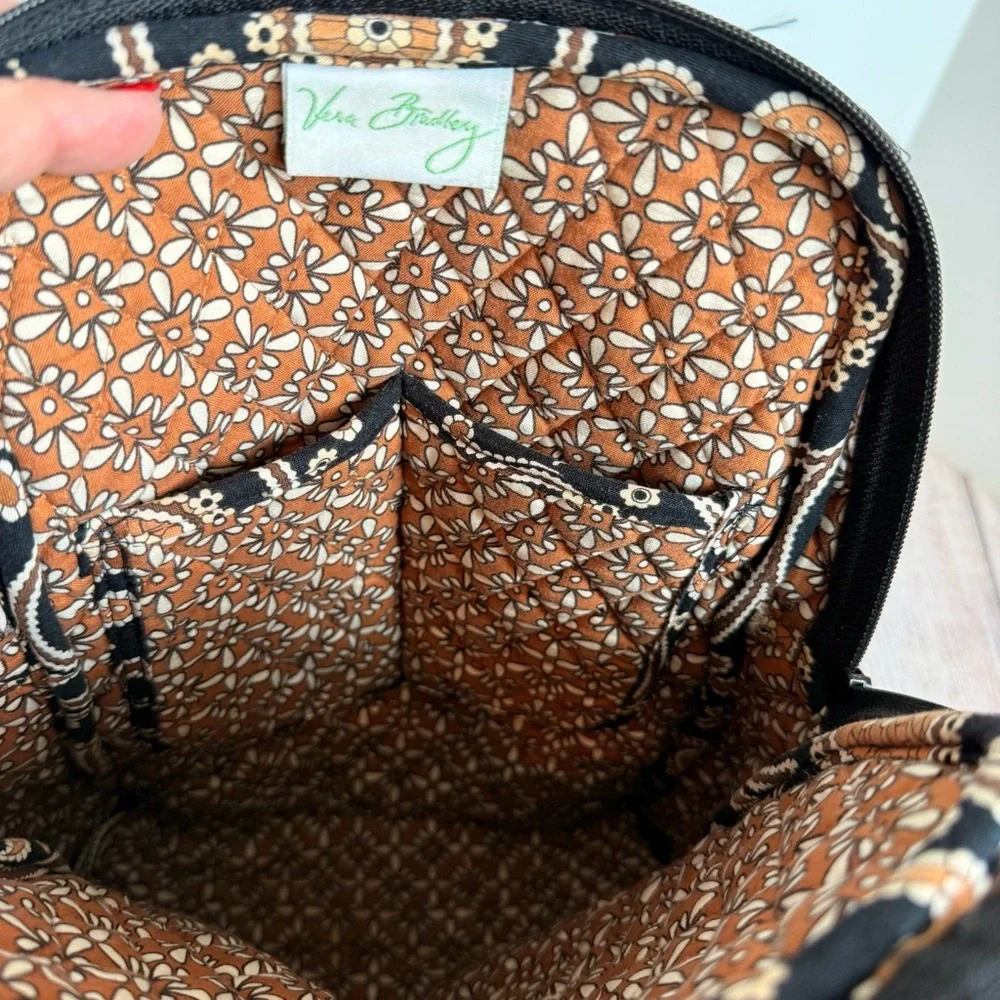 VERA BRADLEY Caffe Latte Mini Quilted Backpack